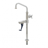 T&amp;S BRASS B-1225 GLASS PITCHER FILLER PUSH BACK DESIGN
