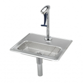 T&amp;S BRASS B-1230-12 WATER STATION W/ 12&quot; PEDESTAL GLASS FILLER