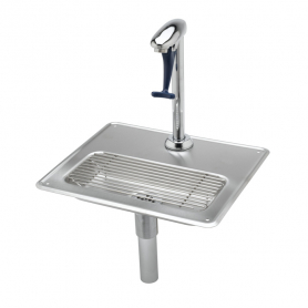 T&amp;S BRASS B-1230-12 WATER STATION W/ 12&quot; PEDESTAL GLASS FILLER