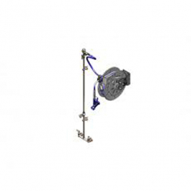 T&amp;S BRASS B-1433-CR-SC HOSE REEL ASSEMBLY OPENED 50' HOSE REEL