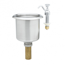 T&amp;S BRASS B-2282-01-F05 DIPPER WELL FAUCET W/ 0.40 GPM FLOW TOWE