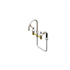 T&amp;S BRASS B-2347-05 MEDICAL FAUCET SIDE SPRAY 8&quot; CENTERS SWIVEL