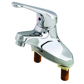 T&amp;S BRASS B-2711-LH SINGLE LEVER FAUCET 4&quot; CENTER SET 6&quot; HANDL
