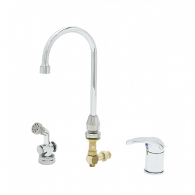 T&amp;S BRASS B-2749 SIDE MOUNT MIXER DUMMY SWIVEL GOOSENECK