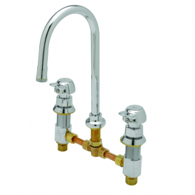 T&amp;S BRASS B-2820-PA METERING FAUCET DECK MOUNT 8&quot; CENTERS