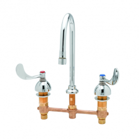 T&amp;S BRASS B-2867-04L LAVATORY FAUCET CONCEALED BODY 12&quot; CENTERS