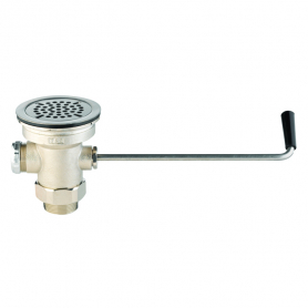 T&amp;S BRASS B-3950-XL WASTE DRAIN VALVE LONG TWIST HANDLE