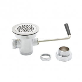 T&amp;S BRASS B-3950-XS WASTE DRAIN VALVE SHORT TWIST HANDLE