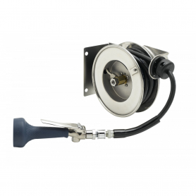 T&amp;S BRASS B-7102-08H HOSE REEL OPEN STAINLESS STEEL