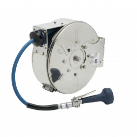 T&amp;S BRASS B-7122-C08H HOSE REEL:30 FOOT ENCLOSED STAINLESS STEEL