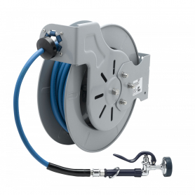 T&amp;S BRASS B-7242-01 HOSE REEL OPEN EPOXY COATED 3/8&quot; ID X 50&#039;