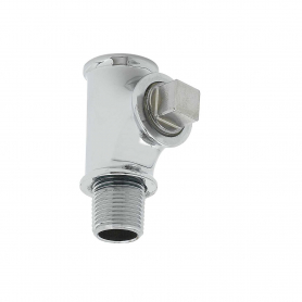 T&amp;S BRASS B-TEE-RGD RIGID TEE ASSEMBLY CHROME PLATED