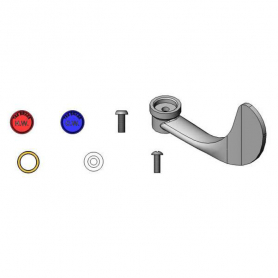 T&amp;S BRASS B-WH4-K 4&quot; WRIST-ACTION HANDLES &amp; ETERNA PARTS KIT