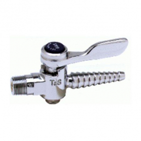T&amp;S BRASS BL-4000-01 GAS HOSE COCK BALL VALVE 3/8&quot; NPT MALE