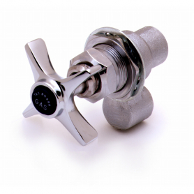 T&amp;S BRASS BL-4705-01 LAB FUME HOOD VALVE FOR GASES 4-ARM HANDLE