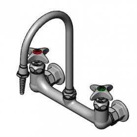 T&amp;S BRASS BL-5725-02  LAB MIXING FAUCET WALL MOUNTED