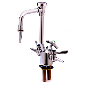 T&amp;S BRASS BL-6005-01 LAB FIXTURE GAS WATER 2 GAS COCKS