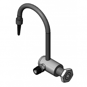 T&amp;S BRASS BL-9510-01 LAB FAUCET WALL MOUNT GRAY PVC