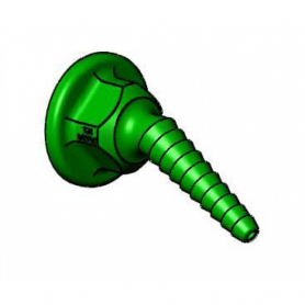 T&amp;S BRASS BL-9550-01GRN PLASTIC PANEL FLANGE ANGLED SERRATED TIP