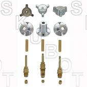 Replacement Central Brass* Short #078 Rebuild Kit 3 Valve