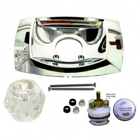 DELTA* SCALDGUARD* WITH KNOB HANDLE REBUILD KIT -CHROME FINISH