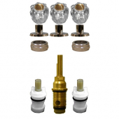 Replacement American Standard* 3 Valve Tub &amp; Shower Rebuild Kit