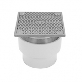 Zurn CO-2451-PVC-ST<br>PVC Adj Floor Cleanout Square Top