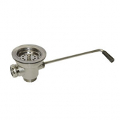 CHG D53-7110 Twist Handle Drain 3.5 X 1.5&quot; Overflow Outlet
