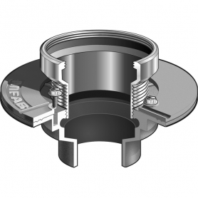 MIFAB F1104P-C-DD-1-11-21 HUB DRAIN FOR MEMBRANE FLOOR AREAS