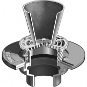 MIFAB F1102-30-C-EF-1 ROUND FUNNEL FLOOR DRAIN FOR FLOOR AREAS