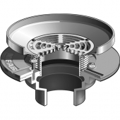 MIFAB F1103-C-ER7-3-7 EXTENDED RIM FLOOR DRAIN FOR FLOOR AREAS