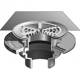 MIFAB F1103X-C-FC7-1-5 FLOOR DRAIN SURFACE CLAMP FOR FLOOR AREAS