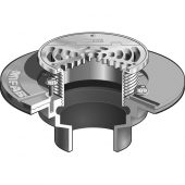 MIFAB F1102-C-HG5-3 FLOOR DRAIN ROUND HINGE STRAINER FLOOR AREA