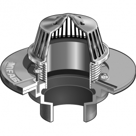 MIFAB F1104-C-K-1-13 FLOOR DRAIN RECESSED FLANGE FOR FLOOR AREAS