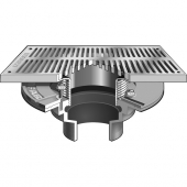 MIFAB F1104-C-RS48-1-7 FLOOR DRAIN / RECTANGULAR STRAINER /FLOOR