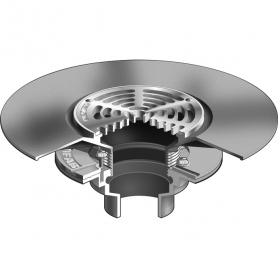 MIFAB F1106-C-Z5-1-5-7 FLOOR DRAIN / ELASTOMERIC FLANGE / FLOOR