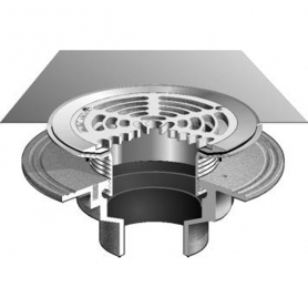 MIFAB F1106-FC9-1-5-7 FLOOR DRAIN / SURFACE MEMBRANE CLAMP