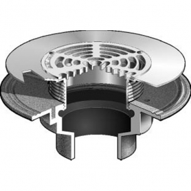 MIFAB F1103-30-FT-1-5 FLOOR DRAIN RECESSED FLANGE NONFLOOR AREAS