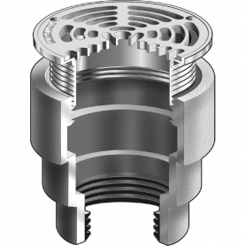 MIFAB F1223NH-3 FLOOR DRAIN/Stainless Strain