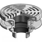 MIFAB F1320-TA-1 FLOOR DRAIN  9&quot; ROUND ADJUSTABLE TRACTOR GRATE