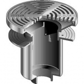 MIFAB F1352-4 FLOOR DRAIN / RND ADJ TRAC GRATE / EXTRA DEEP SUMP