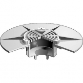 MIFAB F1532-4 FLOOR DRAIN / RND HD TRAC GRATE /SUMP /HD COLLAR