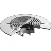 MIFAB F1542-4 FLOOR DRAIN / RND HD TRAC GRATE /SUMP /HD COLLAR