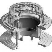 MIFAB F1826P LARGE PLANTING AREA DRAIN
