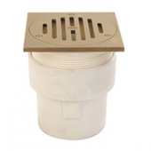 Zurn FD2212-ABS-ST 3x4 Finished Area Adj Floor Drain w Square