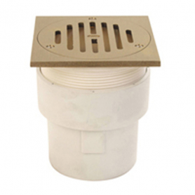 Zurn FD2212-ABS-ST 3x4 Finished Area Adj Floor Drain w Square