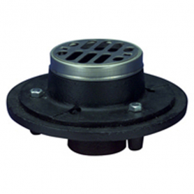 Zurn FD2251-CI-QF2<br> Cast Iron Shower Drain Quick-Fit Outlet