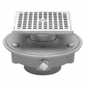 Zurn FD-2321-IP2-ST Low Profile Floor Drain w Squ Top 3in IPS