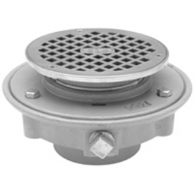 Zurn FD2321-IP3 Low Profile Adj Finished Area Floor Drain IPS