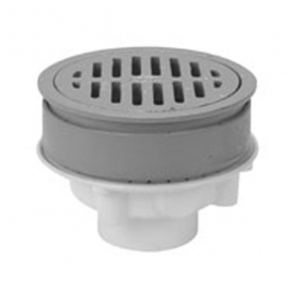 Zurn FD-2330-PV4 Heavy-Duty PVC Adjustable Floor Drain 4in Hub